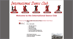Desktop Screenshot of internationaldanceclub.org